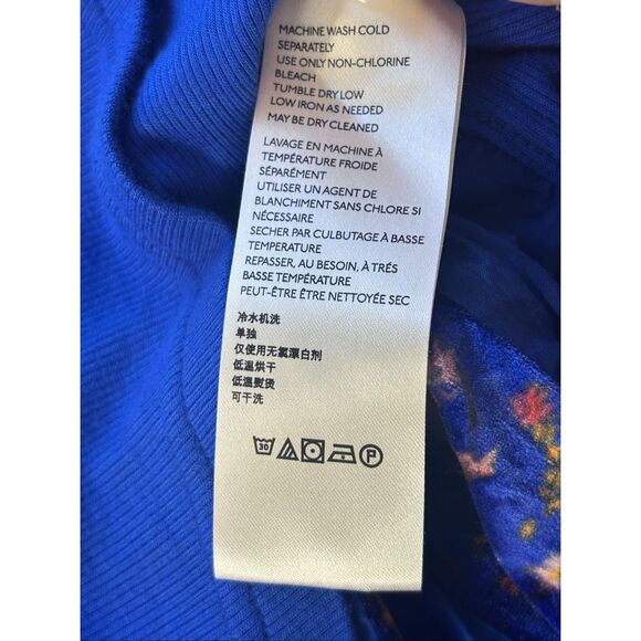 Free People Lookin Forward ribbed crop top open back Size small Blue Flame - Picture 7 of 13